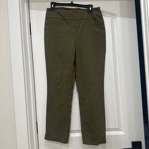Olive Green Straight leg Trousers